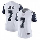 Women's Dallas Cowboys #7 Trevon Diggs White Thanksgiving Vapor Untouchable Limited Stitched Jersey,baseball caps,new era cap wholesale,wholesale hats